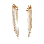 Pearl Earrings Gold and Faux Pearl