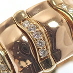 Tanagra Band Ring 18K Yellow Gold with Diamond