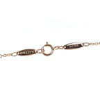 Elsa Peretti Diamonds By The Yard Pendant Necklace 18K Rose Gold and Diamond