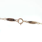 Elsa Peretti Diamonds By The Yard Pendant Necklace 18K Rose Gold and Diamond