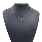 Elsa Peretti Diamonds By The Yard Pendant Necklace 18K Rose Gold and Diamond
