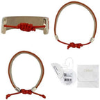 Bracelet Orange Leather