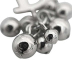 Earrings Silver-Tone Metal