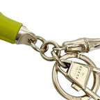 Charm Metal Gold and Light Green and Yellow Handbag Charm