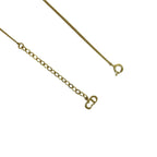 Vintage CD Pendant Necklace Gold