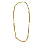 CC Logo Chain Pendant Necklace Metal