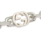 Interlocking G Pendant Necklace Sterling Silver