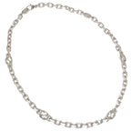 Interlocking G Pendant Necklace Sterling Silver