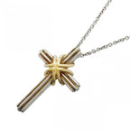 Pendant Necklace Sterling Silver and 18K Yellow Gold