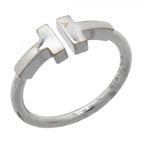 T Wire Ring 18K White Gold