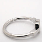 T Wire Ring 18K White Gold