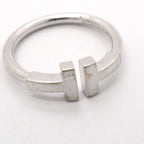 T Wire Ring 18K White Gold