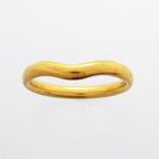 Curved Band Ring 18K Yellow Gold