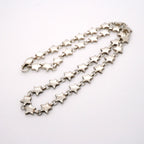 Puff Star Pendant Necklace Sterling Silver