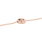 Coco Crush Bracelet 18K Rose Gold with Diamond