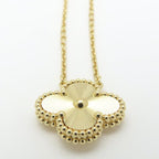 Vintage Alhambra Pendant Necklace 18K Yellow Gold