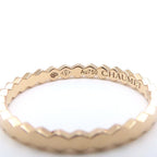 B de Honeycomb Ring 18K Rose Gold