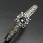 Solitaire Ring Platinum with Diamond