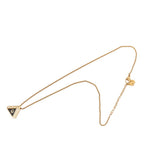 Pendant Necklace Gold and Rhinestone