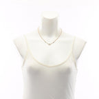 Pendant Necklace Artificial Pearl and Gold and Rhinestone