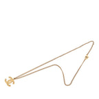 CC Logo Chain Pendant Necklace Metal
