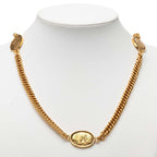 CC Logo Chain Pendant Necklace Metal