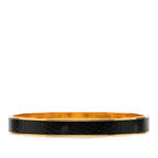 Kelly Bracelet Black Leather and Gold