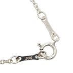 Open Heart Pendant Necklace Sterling Silver 32.3mm