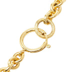 CC Logo Chain Pendant Necklace Metal