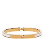 Bracelet Gold and White Enamel Mini