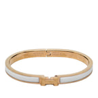 Bracelet Gold and White Enamel Mini