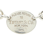 Return To Tiffany Chain Oval Necklace Sterling Silver