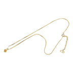 Pendant Necklace Gold Plated Rhinestone
