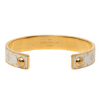 Jonc Wild LV Bracelet Gold and White