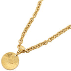 CC Logo Pendant Necklace Metal