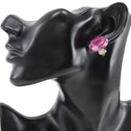 Camellia Clip-On Earrings Plastic
