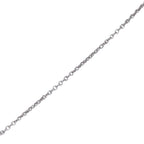 Open Heart Pendant Necklace Sterling Silver 13mm