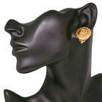 CC Logo Clip-On Earrings Metal Gold-Tone Metal