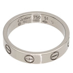 Love Ring 18K White Gold Mini