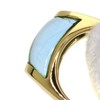 Tronchetto Ring 18K Yellow Gold with Topaz