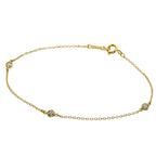 Elsa Peretti Diamonds By The Yard Pendant Necklace 18K Yellow Gold and Diamond