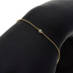 Elsa Peretti Diamonds By The Yard Pendant Necklace 18K Yellow Gold and Diamond