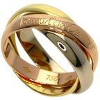 Trinity Ring 18K Yellow Gold and 18K White Gold