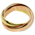 Trinity Ring 18K Yellow Gold and 18K White Gold