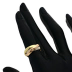 Trinity Ring 18K Yellow Gold and 18K White Gold