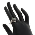 Alhambra Ring 18K White Gold and Mother of Pearl