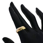 Trinity Ring 18K Yellow Gold and 18K White Gold