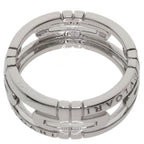 Parentesi Open Ring 18K White Gold