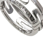 Parentesi Open Ring 18K White Gold