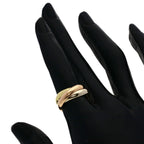 Trinity Ring 18K Yellow Gold and 18K White Gold